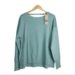 NWT Sweaty Betty After Class Sweatshirt, Small, Algarve Green
